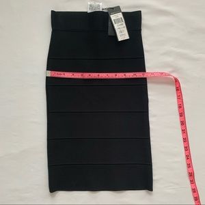 BNWT black tight bandage pencil skirt bcbg maxazria